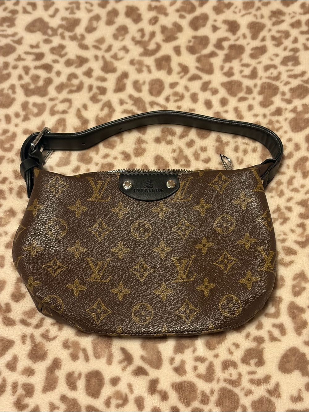 Louis Vuitton Monogram Canvas Small Shoulder Bag in Brown